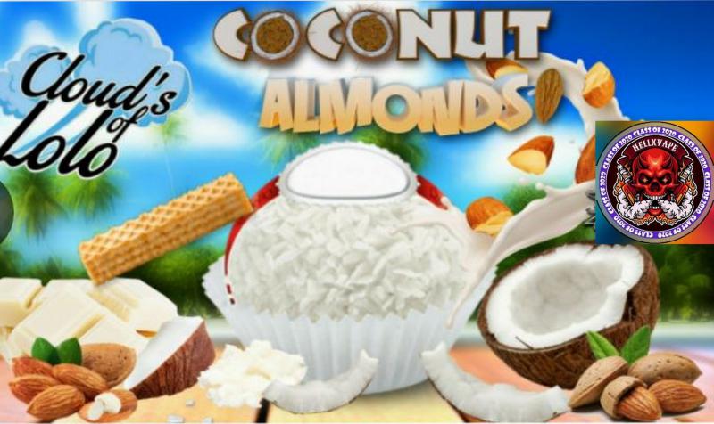 ( 412.-)     Cloud's of Lolo - Coconut Almonds-Kókusz golyó-(10ml)