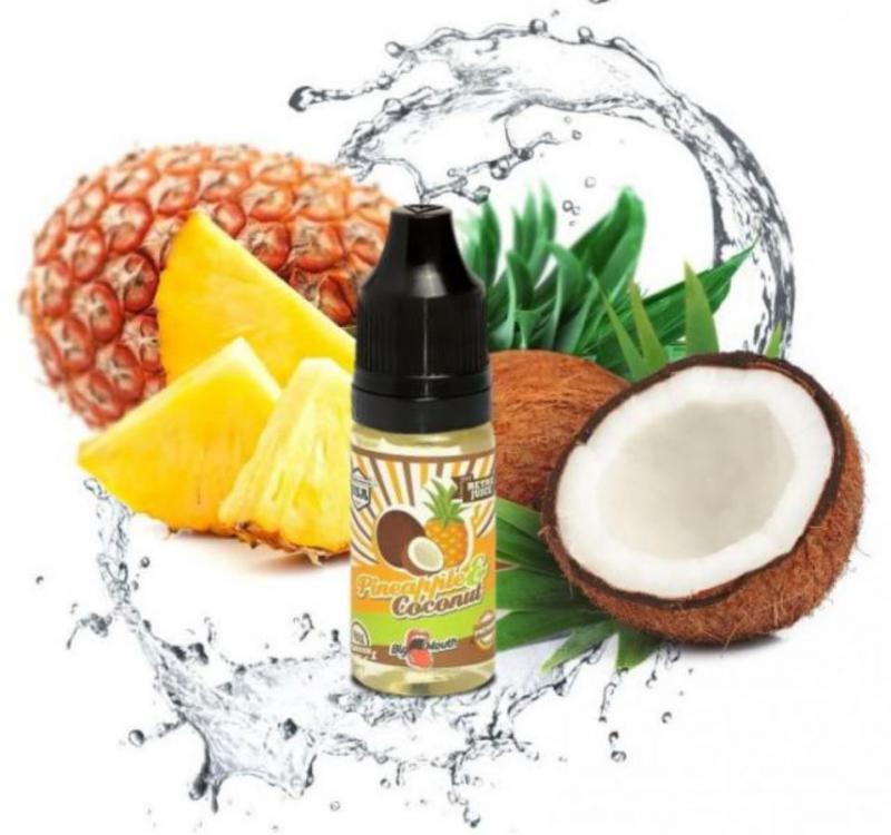 ( 423.-) Big Mouth - Pineapple Coconuts Retro Juice 10ml