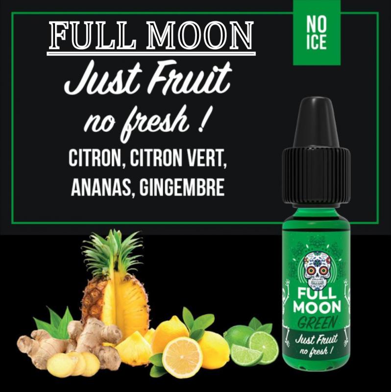 ( 436.-)  Full Moon - Just Fruit Green  10ml