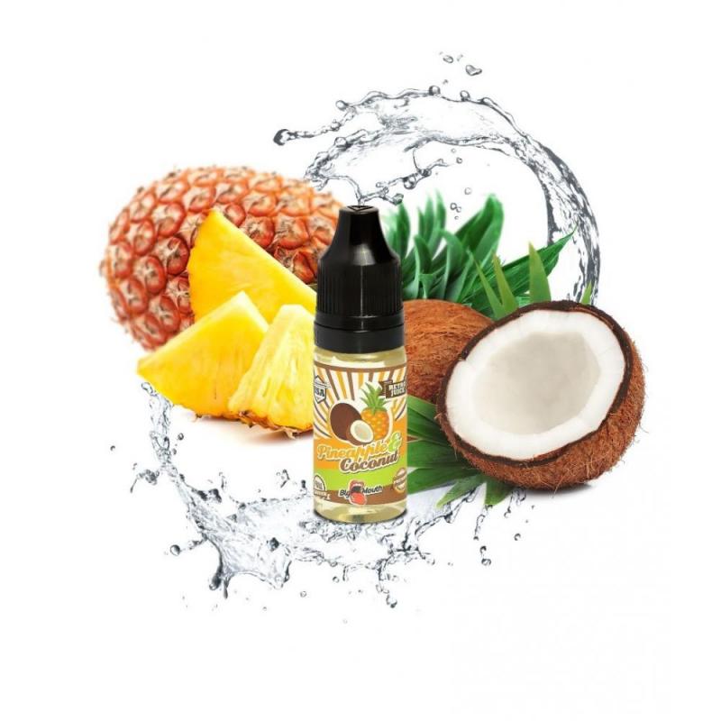( 459.-)     Big Mouth - Pineapple Coconuts Retro Juice-Ananász Kókusz.-(10ml)