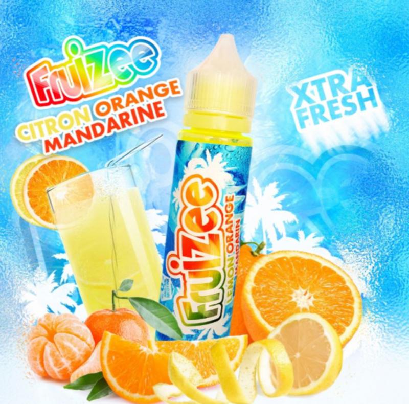 ( 479.-)        Fruizee. - Citron Orange Mandarine  - Citrom mandarin - ( fresh )-(10ml)