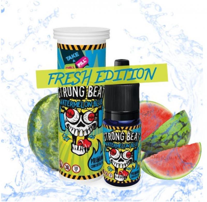 ( 507.-)  Chill Pill Strong Beat-Watermelon Blue  10ml