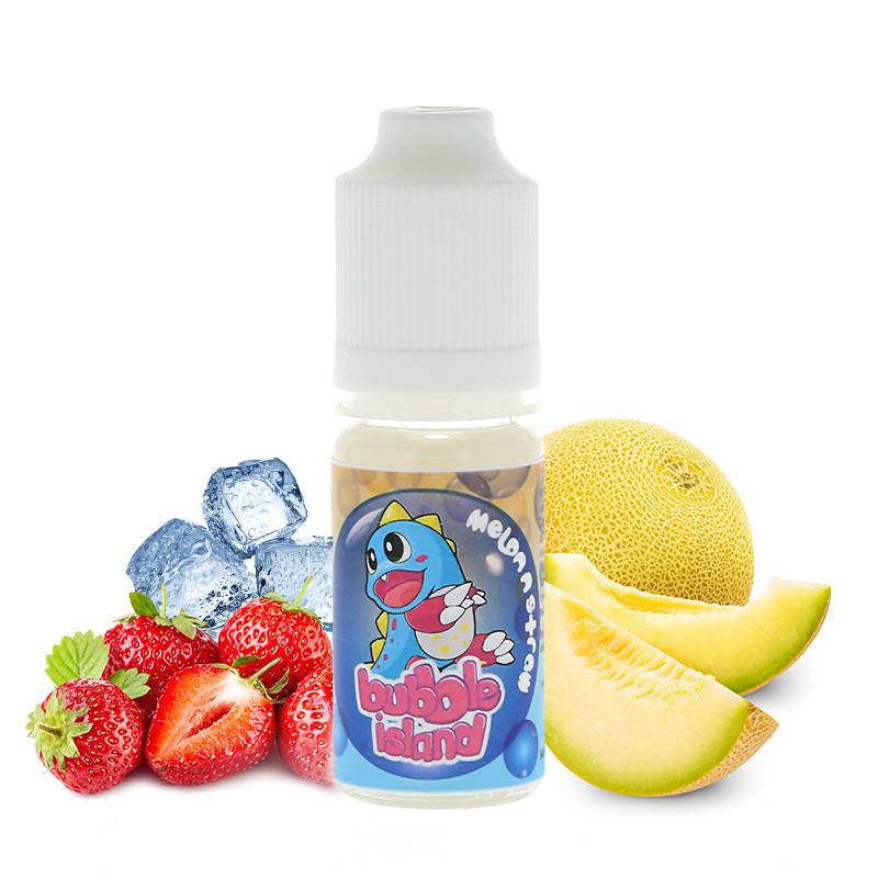 ( 508.-)  Bubble Island - Melon & Strawberry  10ml