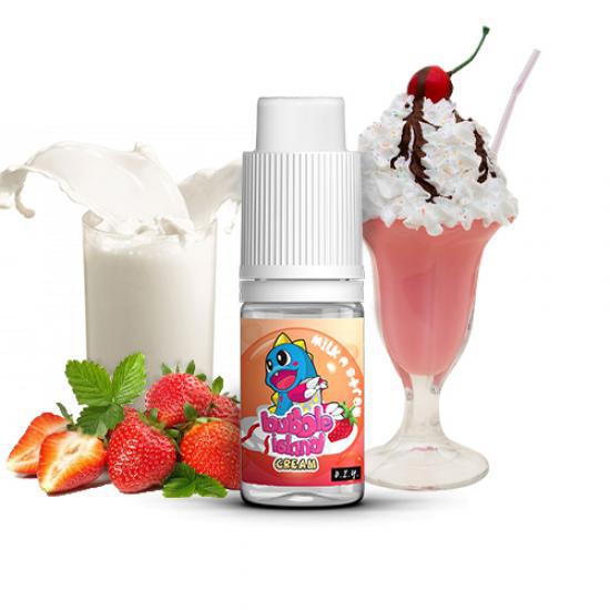 ( 510.-)  Bubble Island - Milk'N Straw   10ml