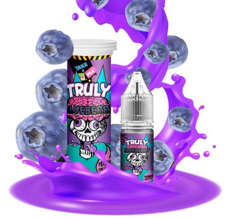 ( 558.-)    Chill Pill Truly - Blueberry     10ml