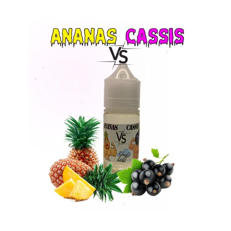 ( 593.-)  Cloud's of Lolo Ananas  VS Blackcurrant  10ml     ( 2024-ben lejárt, szavatossággal-50% kedvezménnyel )