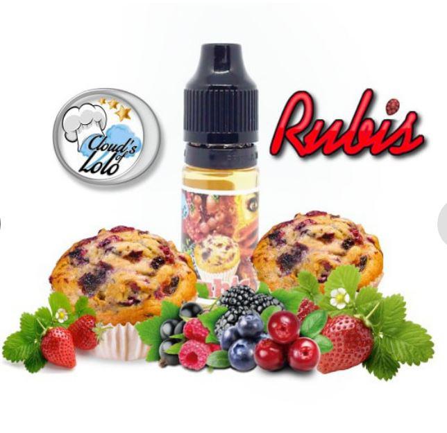 ( 604.-) Cloud's of Lolo - Rubis- Muffin 10ml   ( 2024-ben lejárt, szavatossággal-50% kedvezménnyel )