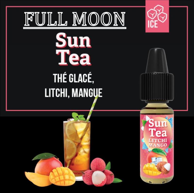 ( 636.-)  Full Moon - Sun Tea Mango Litchi  10ml