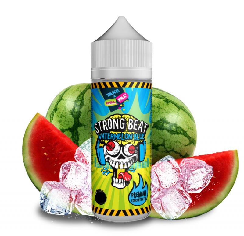 ( 688.-)  Chill Pill Strong Beat-Watermelon Blue  10ml