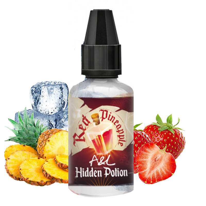( 701.-)    A&L Hidden Potion Red Pineapple-(Ananász eper frissesség)-(10ml)