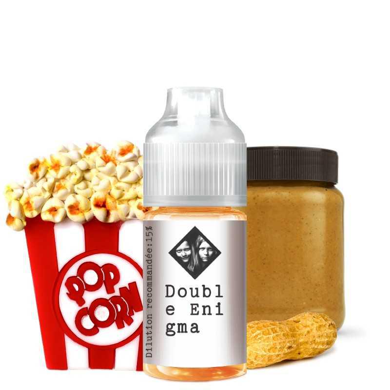 ( 757.-)     Double Enigma-Mogyoróvajas popcorn-(10ml)