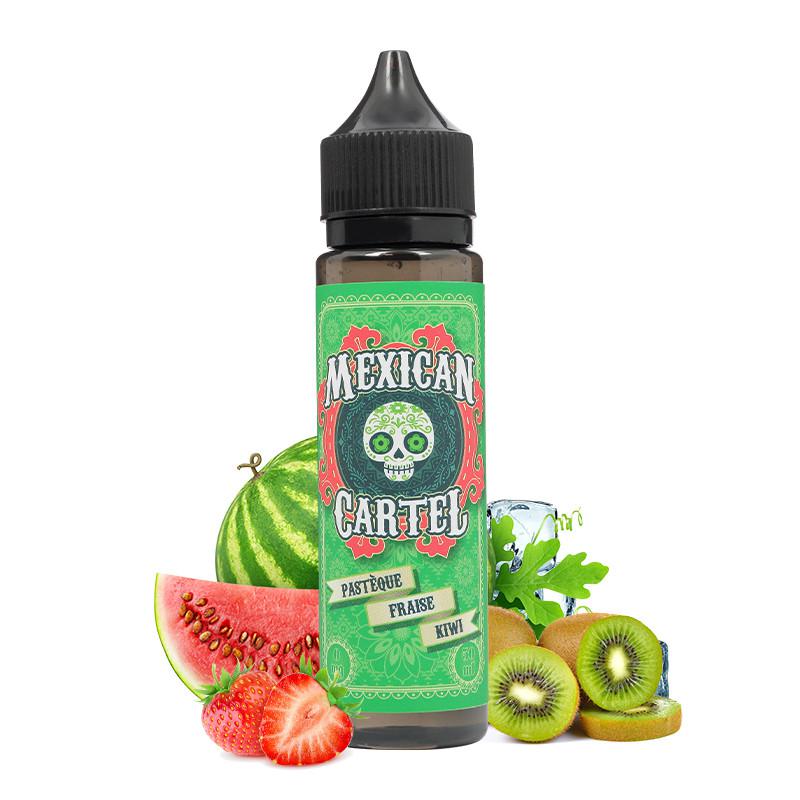 ( 841.-)  Mexican Cartel -Pasteque Fraise Kiwi  10ml