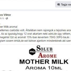 ( 203.-)   Solub - Mother Milk V3  10ml   ---   UTOLSÓ DARABOK