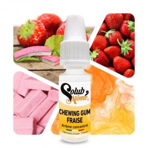 ( 057.-)     Solub - Shewing Gum Fraise    10ml