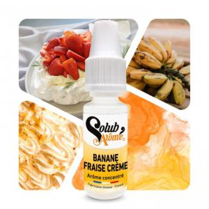 ( 118.-)   Solub - Banane Fraise Crème  10ml