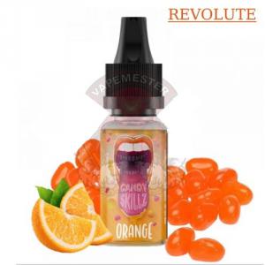 ( 489.-)  Revolute Vape or DIY -Candy Skillz Orange  10ml