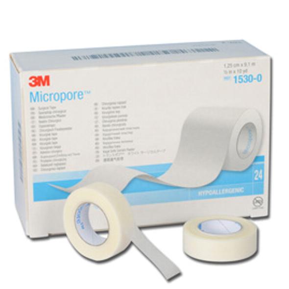 3M MICROPORE™ ragtapasz - 1,25 cm x 9.14 m