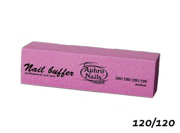 Buffer pink 120/120 Aphro Nails