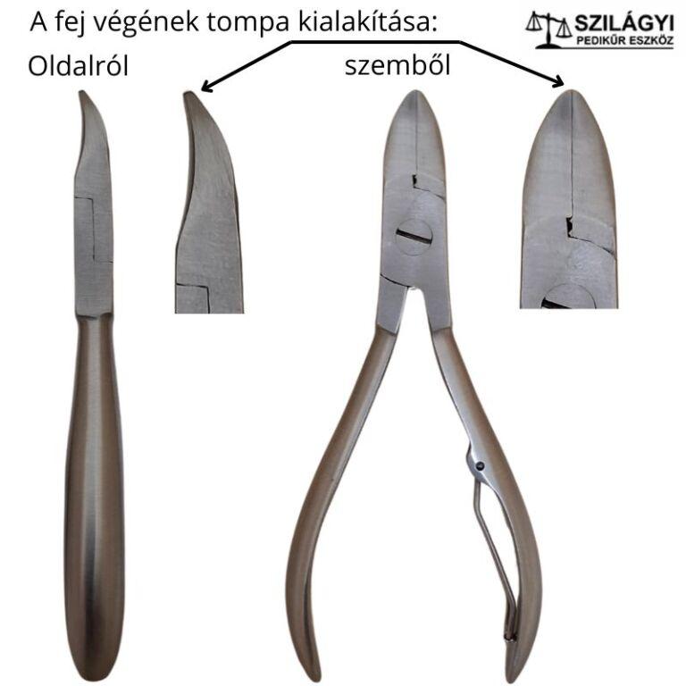 Diabétesz körömcsípő drótrugós 12 cm tompa fejvéggel RM41