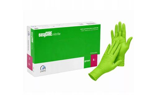 EasyCare Green nitril kesztyű ZÖLD SZÍNŰ (3,5 g, púdermentes, 100 db)