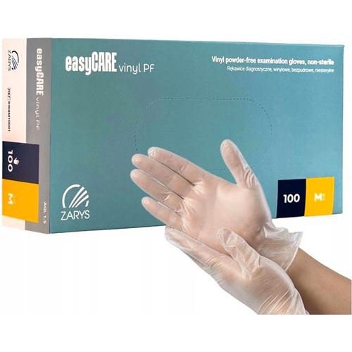 EasyCare Vinyl vizsgálókesztyű (púdermentes, 100 db)