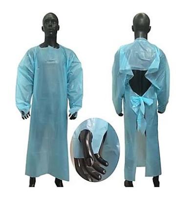 Egyszerhasználatos fólia, teli kötény KÉK 1db