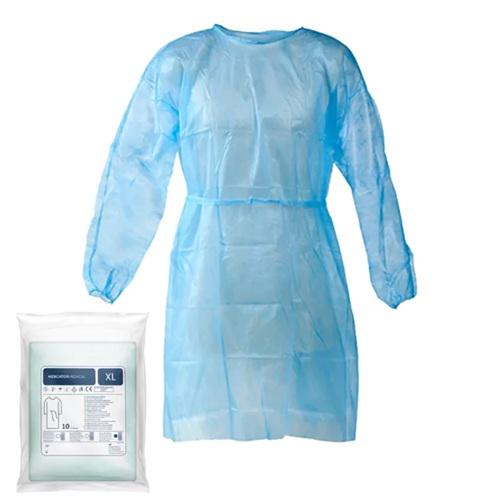 Eldobható védőruha kötős KÉK 1 db