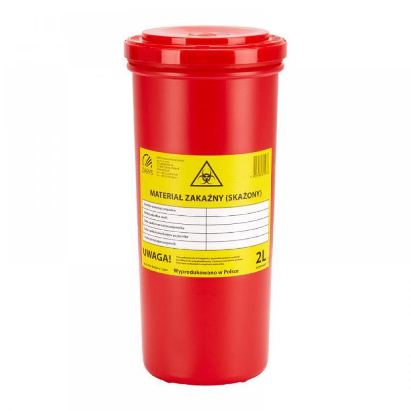 Elhasznált szike gyűjtő doboz 2liter