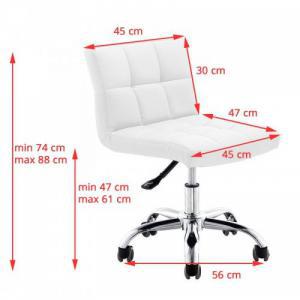 Forgószék háttámlával steppelt