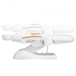 Kozmetikai kezelőágy 4 motoros, papírtartóval (barna színű karfával)