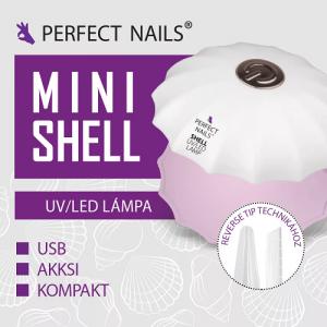 Műkörmös UV/LED Lámpa - Mini Shell Perfect Nails