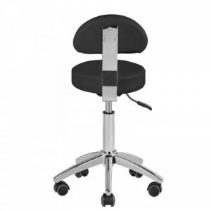 Munkaszék háttámlával FEKETE