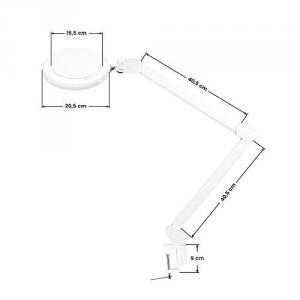 Nagyítós lámpa 5D állítható fényerő és színhőmérséklettel LED