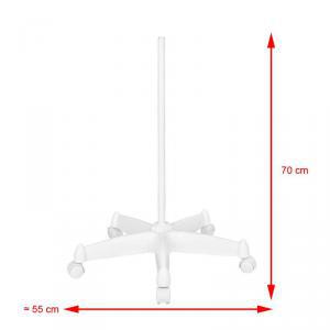 Nagyítós lámpa LED fényerősség szabályzóval talppal FEHÉR