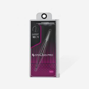 STALEKS Professzionális körömágybőr mikro olló, horgos SE-93/1