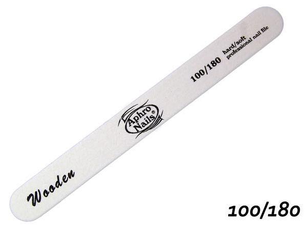 Fa körömreszelő 100/180 fehér Aphro Nails