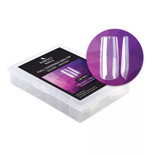 Full Coverage Gel Tip - Zselés Műköröm Tip Készlet - Ballerina Medium