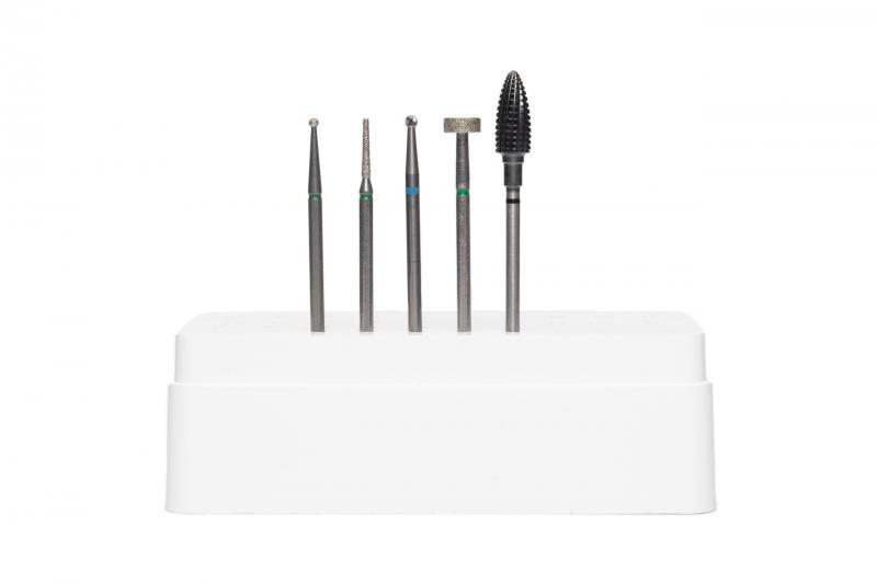 Gombás köröm tisztító frézer készlet