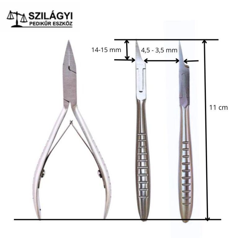 Körömcsípő egyenes 11 cm keskeny fejjel RM305