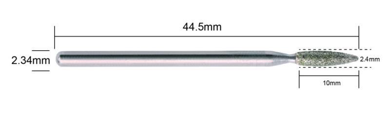 Láng alakú karbid csiszolófej DURVA 250058-C