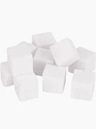 Mini buffer kocka FEHÉR 1db