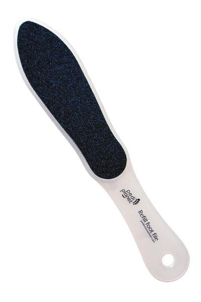 Műanyag nyelű sarokreszelő (cserélhető felületű) Pedi Planet