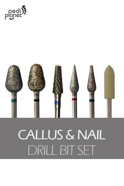 Pedi Planet Callus & Nail fréz készlet 6db-os