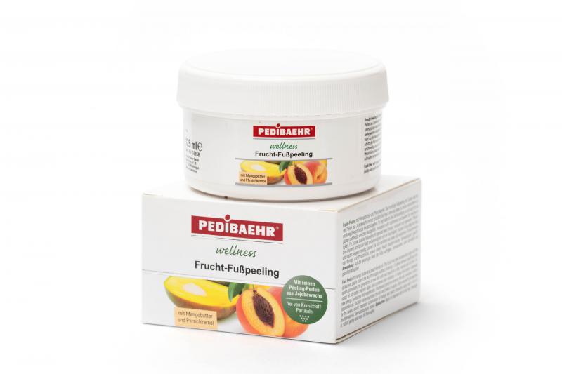 Pedibaehr bőrradír mangóvajjal és barackmag őrleménnyel, 125 ml