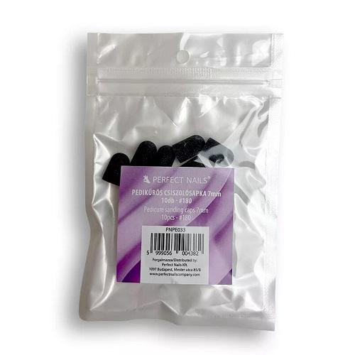 Pedikűrös csiszolósapka 7mm 10db - #180 Perfect Nails