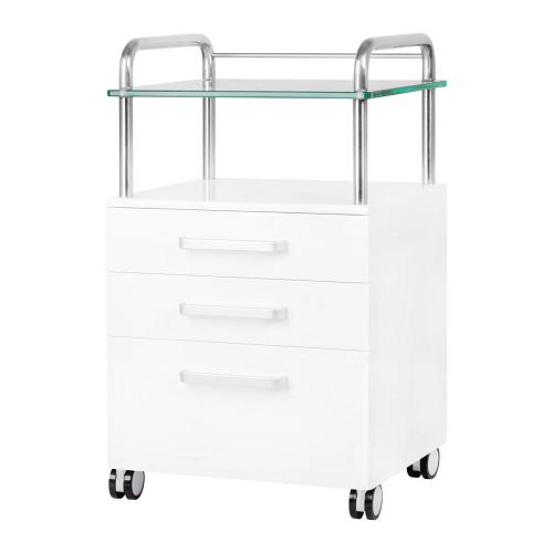 Pedikűrös kocsi 2 polcos + 3 fiókos