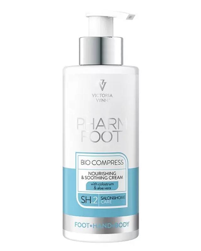 Pharm Foot - Bio Compress 250ml (Tápláló és nyugtató krém colostrum és aloe vera kivonattal)