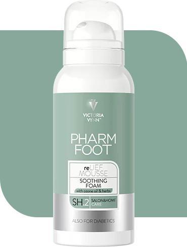 Pharm Foot - Ozone oil & Herbs - reLief Mousse- 105ml (gyógynövényes hab vékony, problémás bőrre)