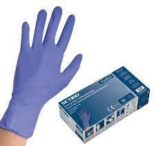 Setino Nitril kesztyű 3,5gr púdermentes 100db KÉK TÖBBFAJTA MÉRET