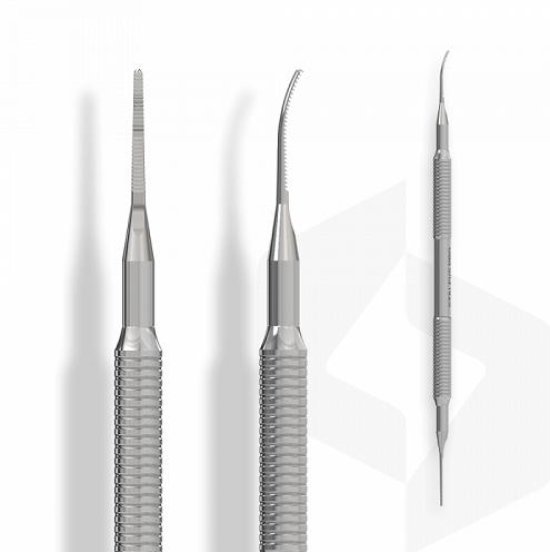 Staleks Benőtt köröm kiemelő recés végekkel PE-60/4